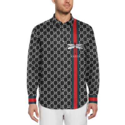 Gucci Long Sleeves Button Down Shirt For Elegant Men LSB1052