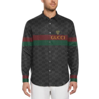 Gucci Long Sleeves Button Down Shirt For Elegant Men LSB1053