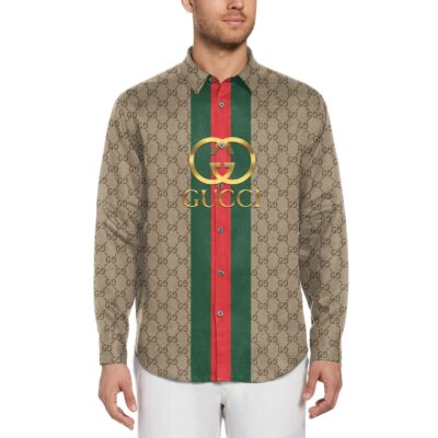 Gucci Long Sleeves Button Down Shirt For Elegant Men LSB1067