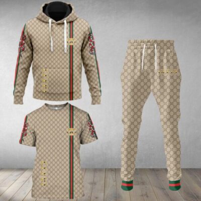 Gucci Luxury Brand Combo T-Shirt Hoodie Long Pants Set Trending 2023-24 Outfit Sport LCS1007
