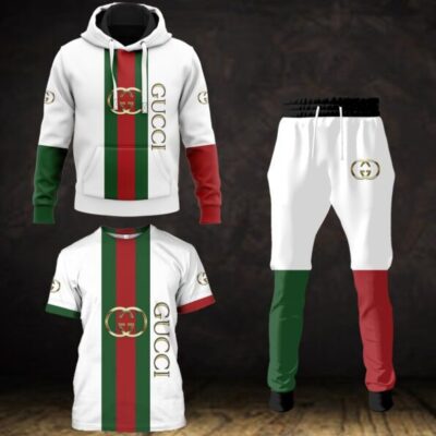 Gucci Luxury Brand Combo T-Shirt Hoodie Long Pants Set Trending 2023-24 Outfit Sport LCS1009