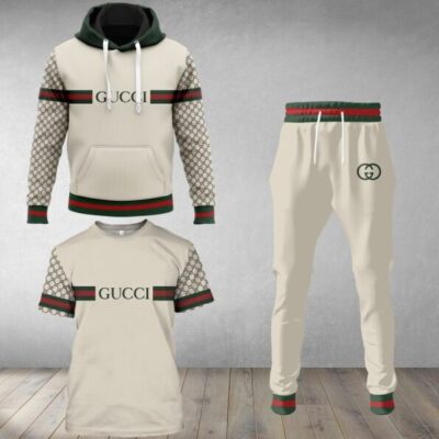Gucci Luxury Brand Combo T-Shirt Hoodie Long Pants Set Trending 2023-24 Outfit Sport LCS1016