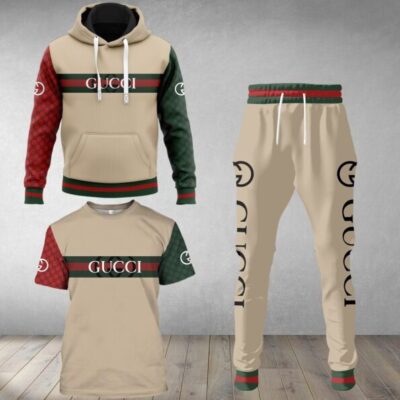 Gucci Luxury Brand Combo T-Shirt Hoodie Long Pants Set Trending 2023-24 Outfit Sport LCS1020