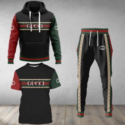 Gucci Luxury Brand Combo T-Shirt Hoodie Long Pants Set Trending 2023-24 Outfit Sport LCS1021