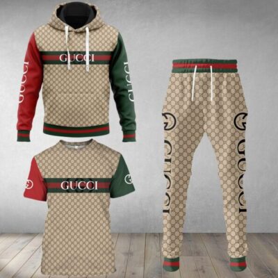 Gucci Luxury Brand Combo T-Shirt Hoodie Long Pants Set Trending 2023-24 Outfit Sport LCS1022