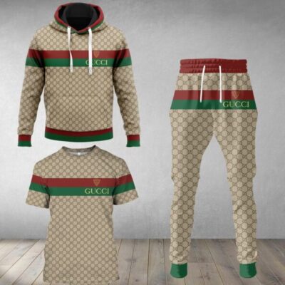 Gucci Luxury Brand Combo T-Shirt Hoodie Long Pants Set Trending 2023-24 Outfit Sport LCS1023