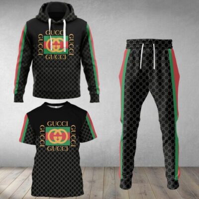 Gucci Luxury Brand Combo T-Shirt Hoodie Long Pants Set Trending 2023-24 Outfit Sport LCS1030