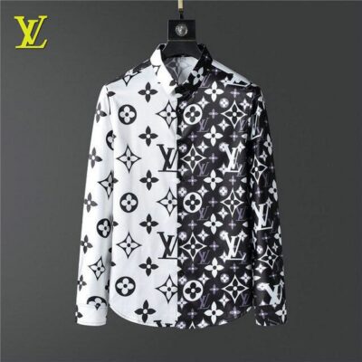 Louis Vuitton LV Long Sleeves Button Down Shirt For Elegant Men LSB1118