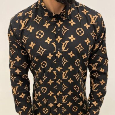 Louis Vuitton LV Long Sleeves Button Down Shirt For Elegant Men LSB1145
