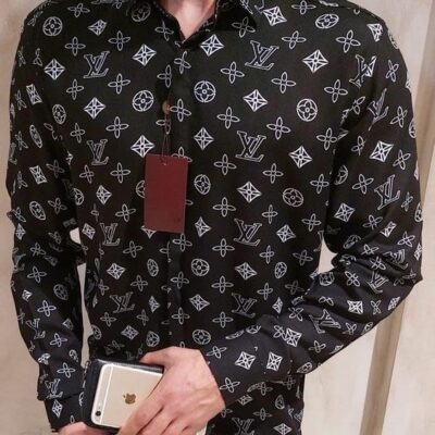 Louis Vuitton LV Long Sleeves Button Down Shirt For Elegant Men LSB1147