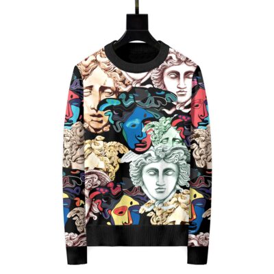 Versace Luxury Ugly Sweater For Winter LZU1319