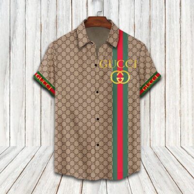 Gucci Luxury Hawaiian Shirt & Short Set LHS1058