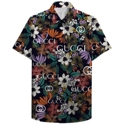 Gucci Luxury Hawaiian Shirt & Short Set LHS1071