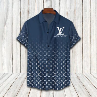 LV Louis Vuitton Luxury Hawaiian Shirt & Short Set LHS1107