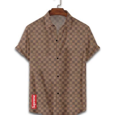 LV Louis Vuitton Luxury Hawaiian Shirt & Short Set LHS1154