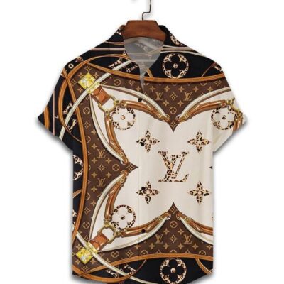 LV Louis Vuitton Luxury Hawaiian Shirt & Short Set LHS1169