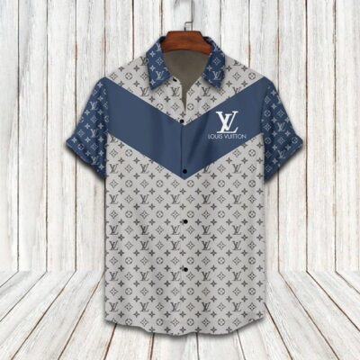 LV Louis Vuitton Luxury Hawaiian Shirt & Short Set LHS1190