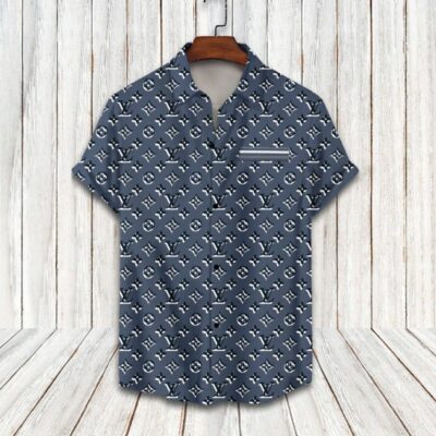 LV Louis Vuitton Luxury Hawaiian Shirt & Short Set LHS1200