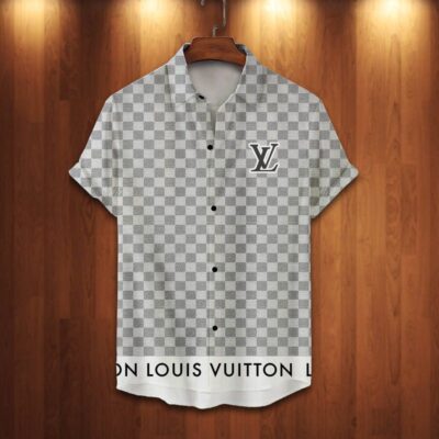 LV Louis Vuitton Luxury Hawaiian Shirt & Short Set LHS1201