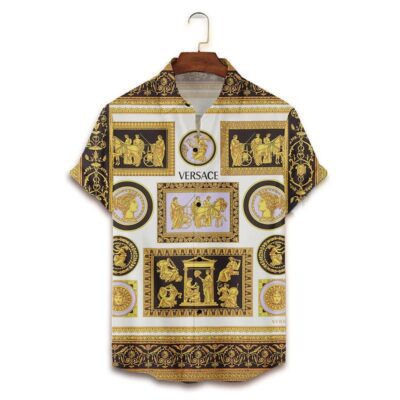 Versace Luxury Hawaiian Shirt & Short Set LHS1243