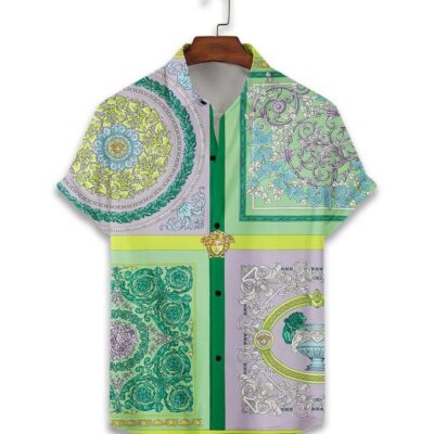 Versace Luxury Hawaiian Shirt & Short Set LHS1254