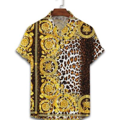 Versace Luxury Hawaiian Shirt & Short Set LHS1255