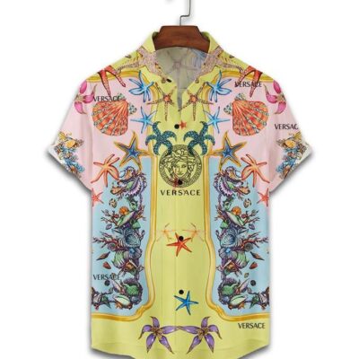 Versace Luxury Hawaiian Shirt & Short Set LHS1256