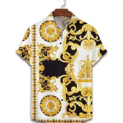 Versace Luxury Hawaiian Shirt & Short Set LHS1262
