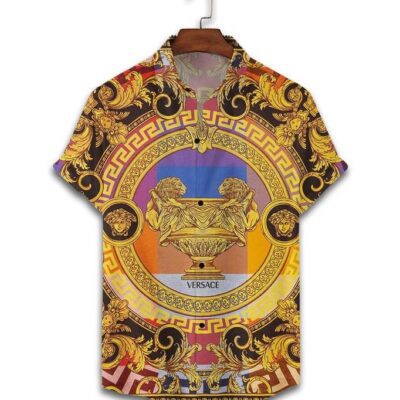 Versace Luxury Hawaiian Shirt & Short Set LHS1265