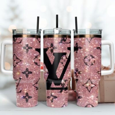 Bling LV 40Oz Stanley Tumbler Bling 40Oz Stanley Tumbler KTB1136
