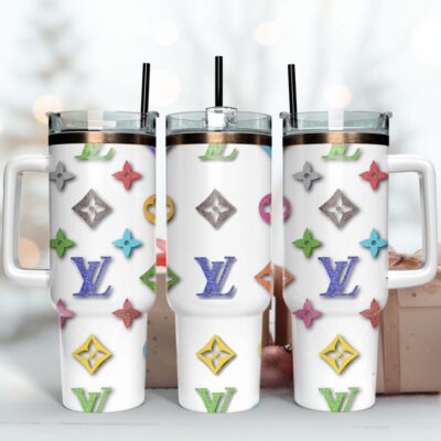 Bling LV 40oz Stanley Tumbler Design KTB1093