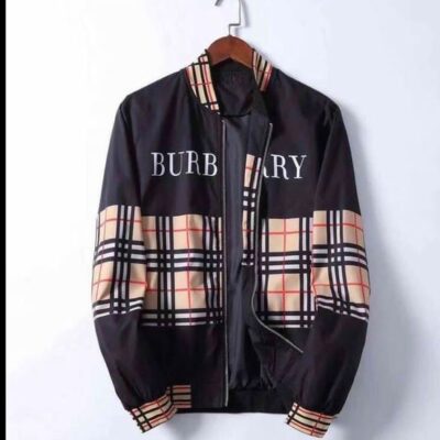 Burberry Luxury Brand Varsity Zipper Jacket VST1178
