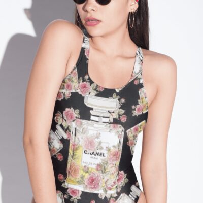 Chanel Bikini Swimwear Beachwear Women One Piece Swimsuit OSW1024