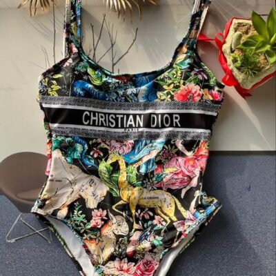 Christian Dior Swimwear Beachwear One Piece Swimsuit OSW1044