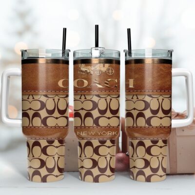 Coach New York Stanley Tumbler 40Oz Stanley Tumbler Coach Logo KTB1120