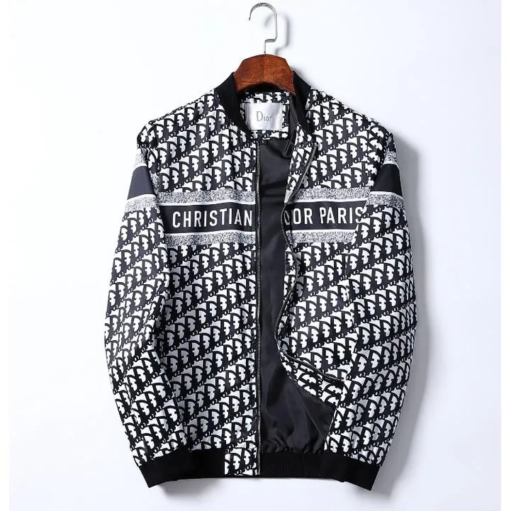 Dior Luxury Brand Varsity Zipper Jacket VST1068