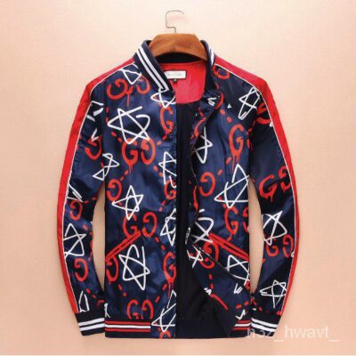 Gucci Luxury Brand Varsity Zipper Jacket VST1259