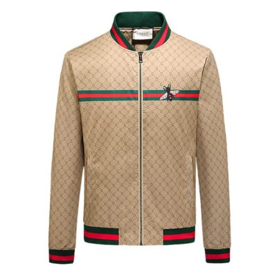 Gucci Luxury Brand Varsity Zipper Jacket VST1276