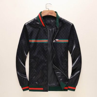 Gucci Luxury Brand Varsity Zipper Jacket VST1285