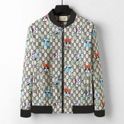 Gucci Luxury Brand Varsity Zipper Jacket VST1294
