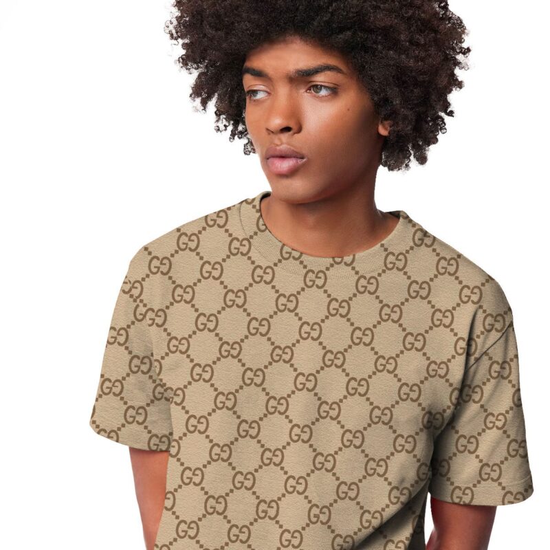 Gucci Monogram Luxury Unisex T Shirt For Lady Gentleman USL1014 3