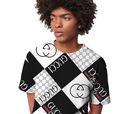 Gucci Monogram Luxury Unisex T Shirt For Lady Gentleman USL1035 3