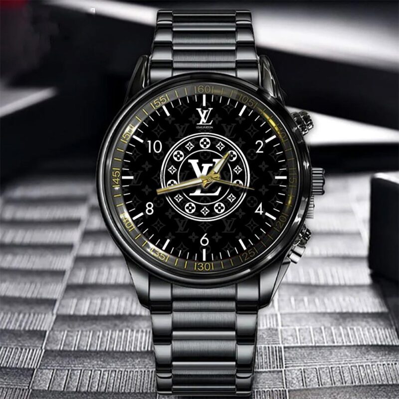 LV Luxury Black Fashion Sport Watch BWL1004 1