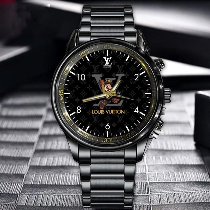 LV Luxury Black Fashion Sport Watch BWL1007 1