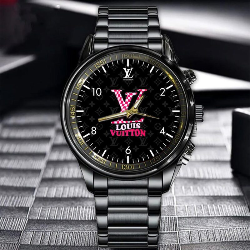 LV Luxury Black Fashion Sport Watch BWL1008 1