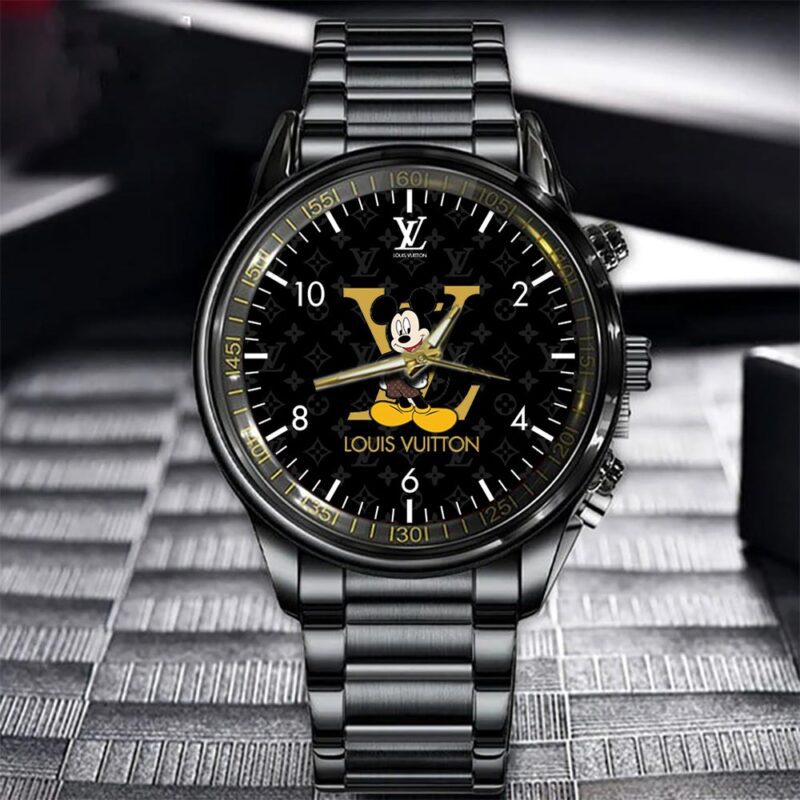 LV Luxury Black Fashion Sport Watch BWL1012 1