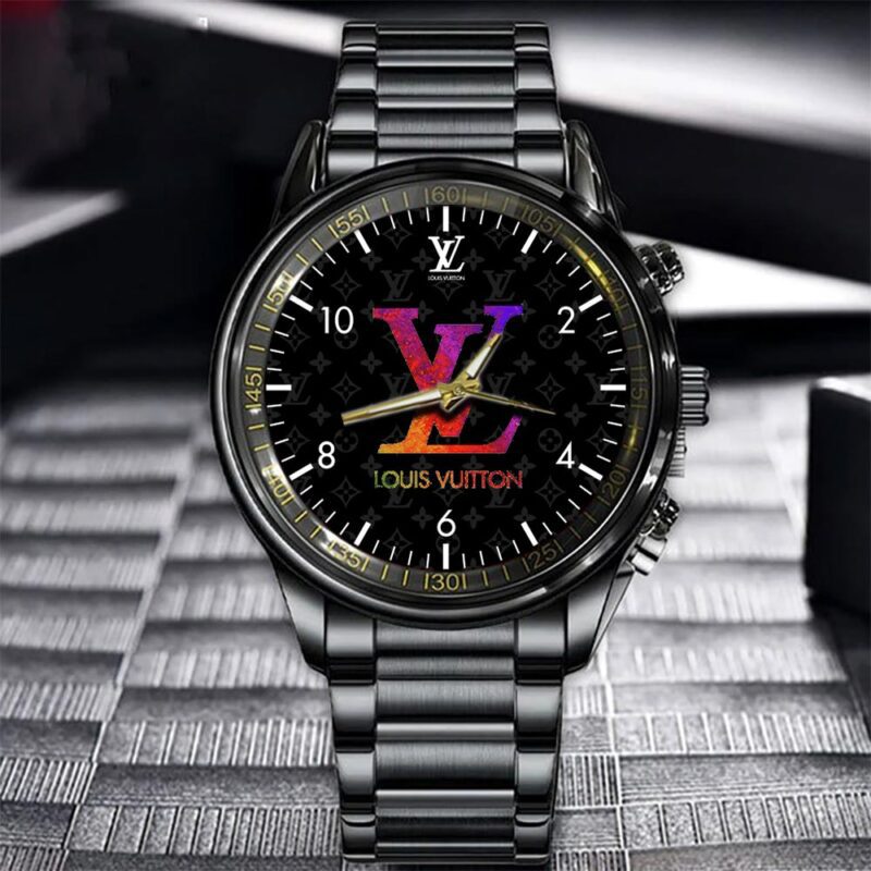 LV Luxury Black Fashion Sport Watch BWL1015 1