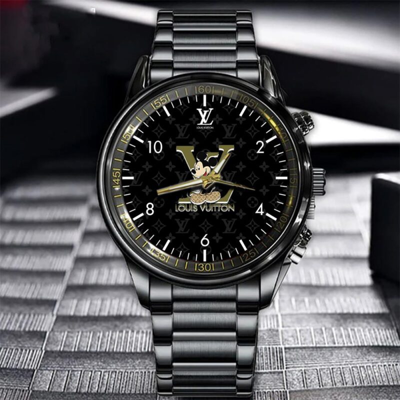 LV Luxury Black Fashion Sport Watch BWL1020 1