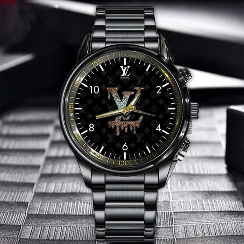 LV Luxury Black Fashion Sport Watch BWL1028 1