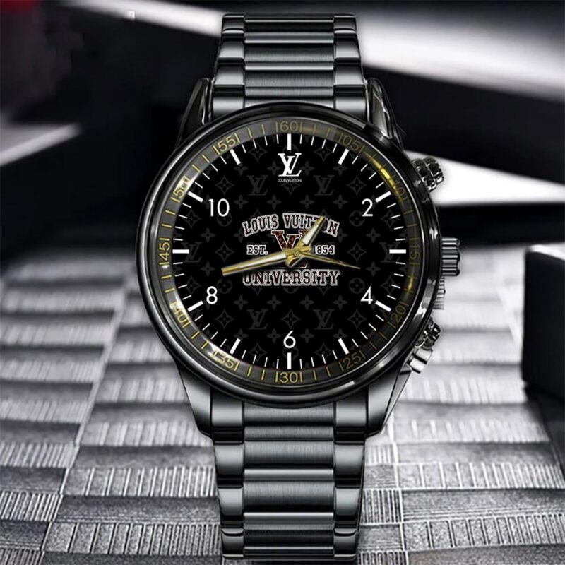 LV Luxury Black Fashion Sport Watch BWL1033 1